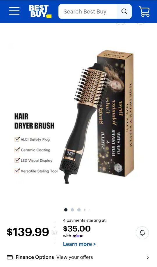 Nicebay Hair dryer /styler combo