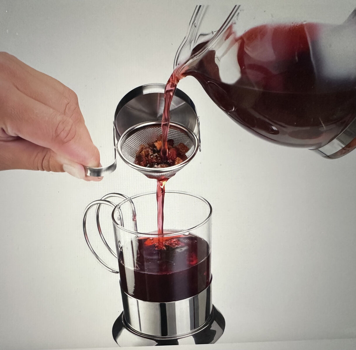 Vintage Schwenksieb Tip Strainer