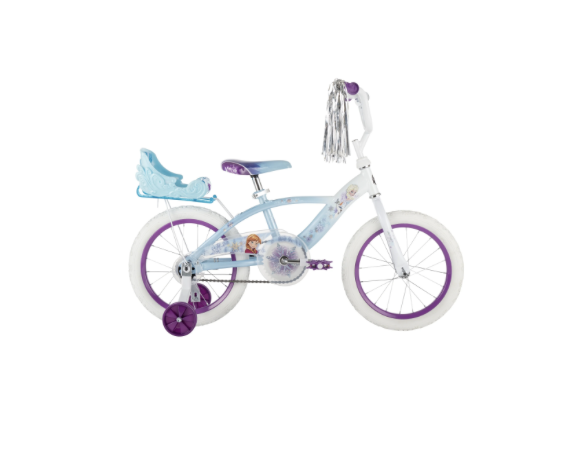 NEW Huffy 16" Disney Frozen Kids' Bike, Fits Riders 42"-48", Blue, Youth, Girl's