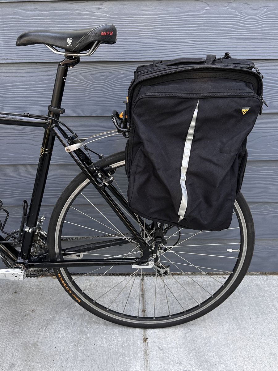 Topeak MTX Trunk Bag and Explorer Rack inc. Rain Cover Commuting Touring