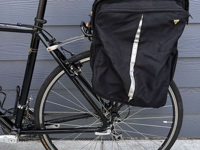 Topeak MTX Trunk Bag and Explorer Rack inc. Rain Cover Commuting Touring