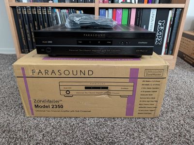 Parasound ZoneMaster 2350 2 channel amp 600x2
