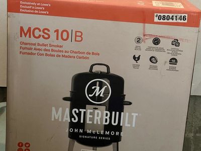 Masterbuilt charcoal bullet smoker