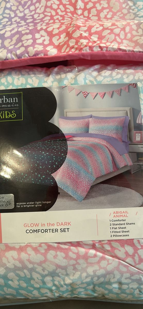 Glow in the dark Full size comforter set