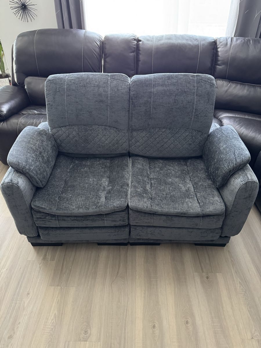 Boneless Loveseat Sofa, High-Density Cloud-Like Double Cushion Floor Sofa Couch