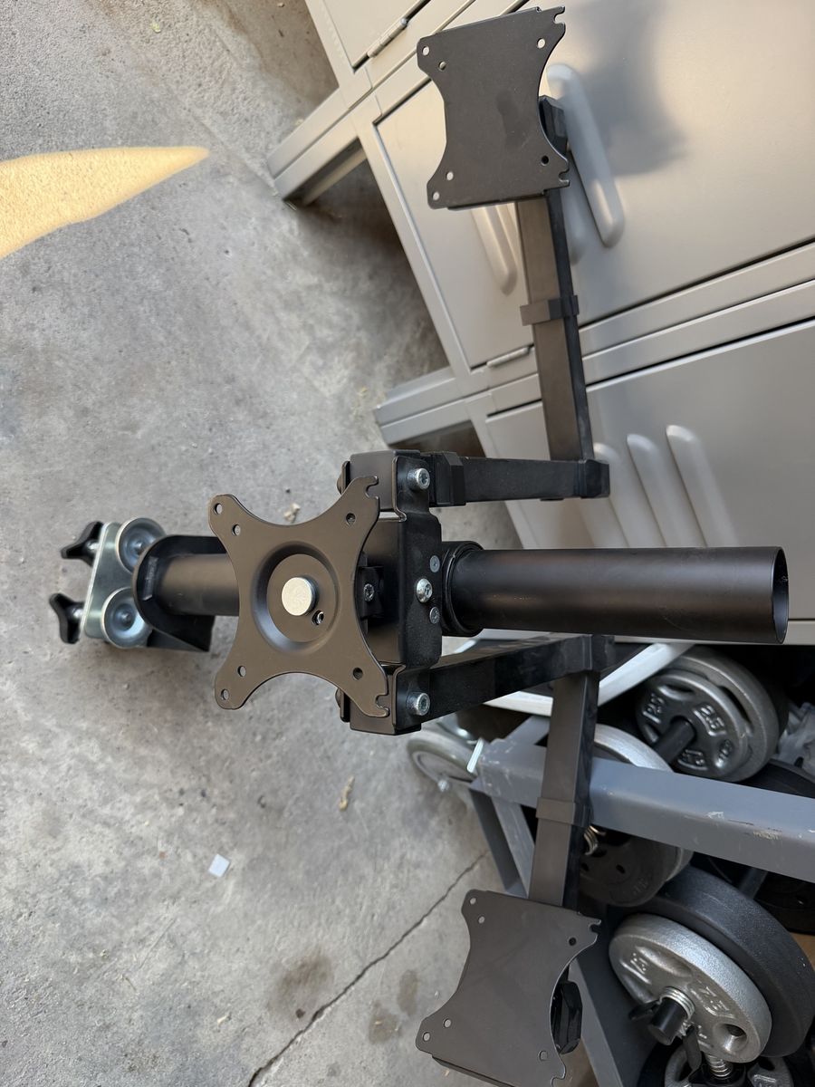 Triple Monitor Desk Mount Stand - Holds 3 Monitors 