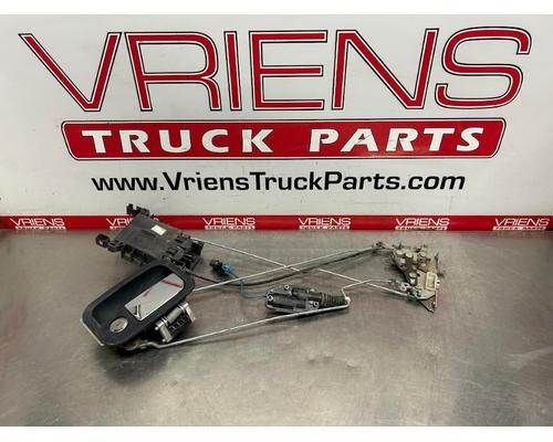Kenworth Left Cab Door Inside Release Handle Assembly, Power Lock Actuator & Latch Bypass