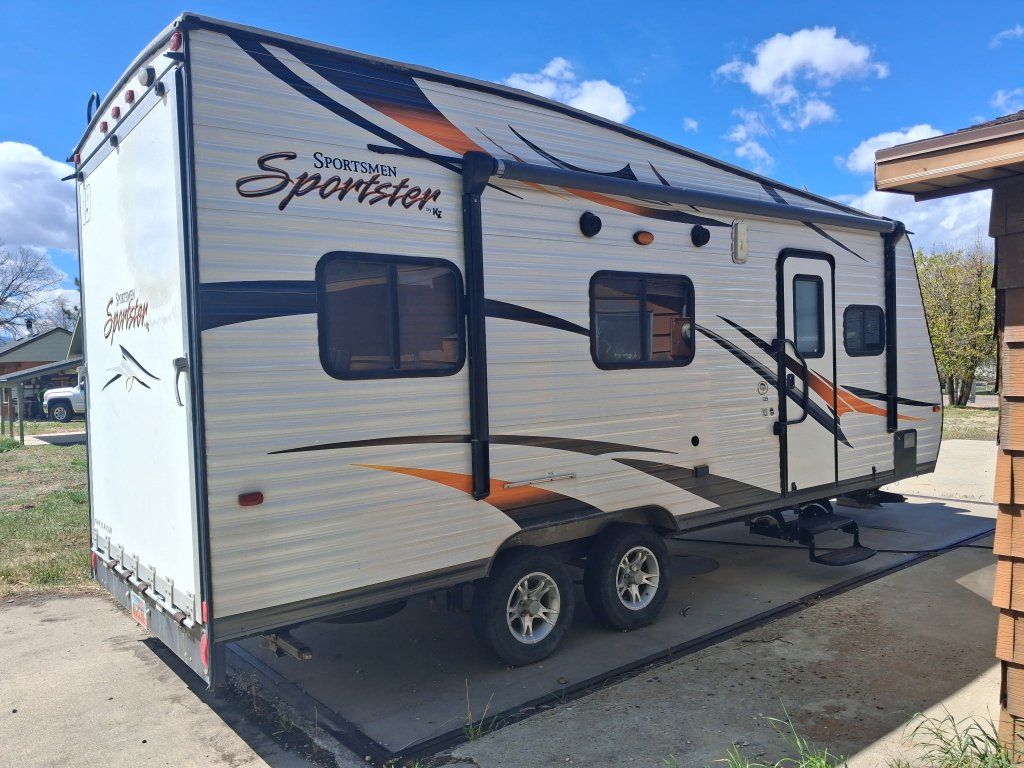 KZ 229 toy hauler trailer