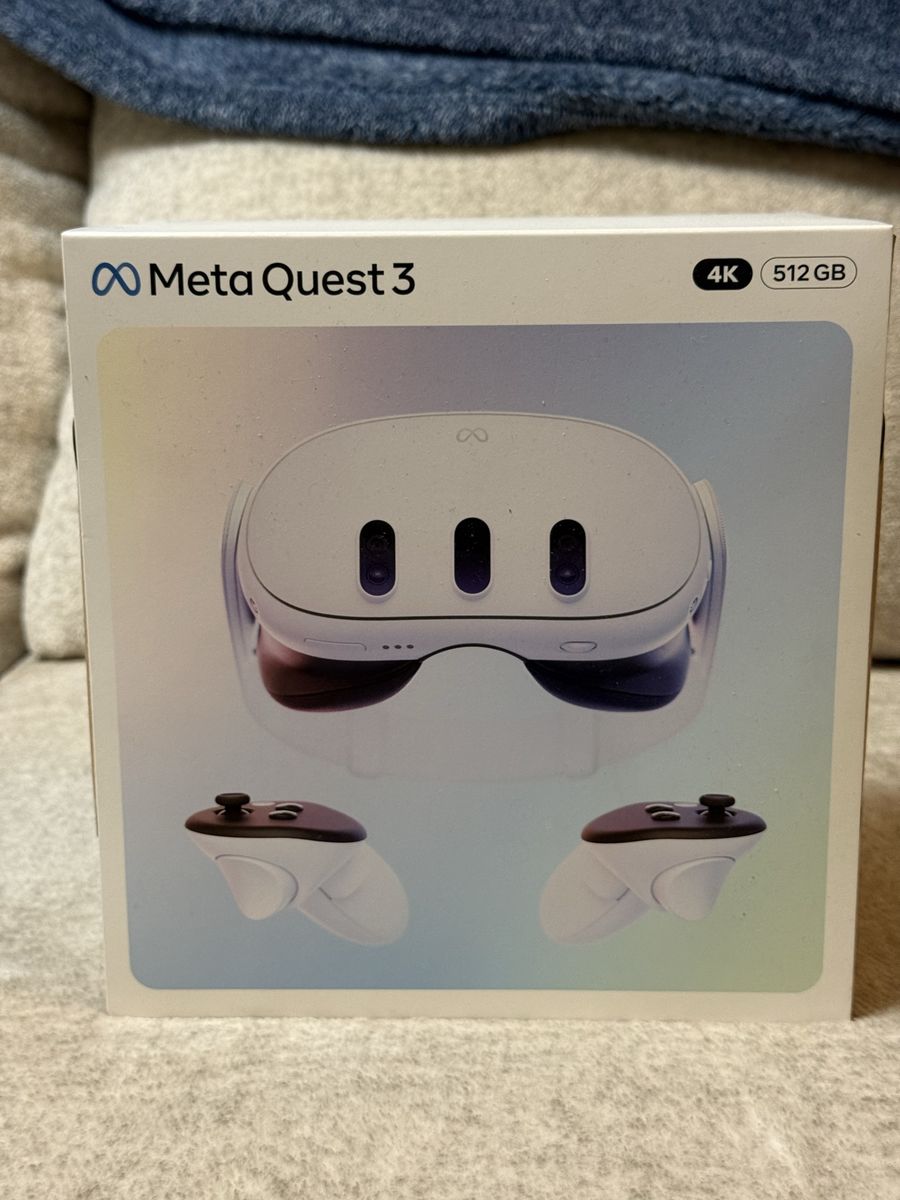 Meta Quest 3 VR Headset 512GB 4K Virtual Reality System - New in Box - Never Opened