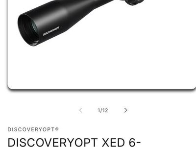 Brand New In-box DiscoveryOpt XED 6-36x56 FFP MRAD