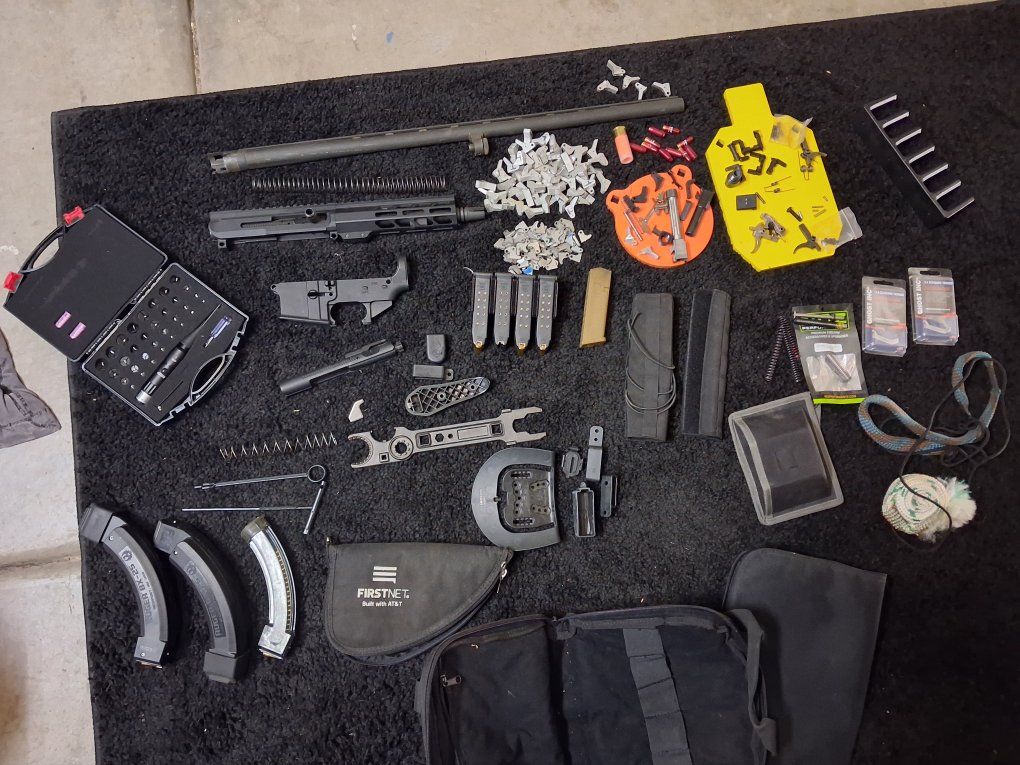 tons of glock and ar15 platform parts/upgrades etc
