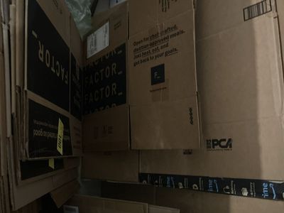 20- Moving boxes cardboard boxes
