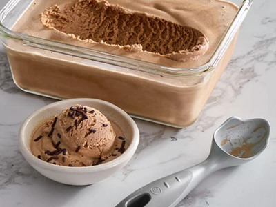 Pampered Chef Ice Cream Scoop Grey Ergonomic Handle