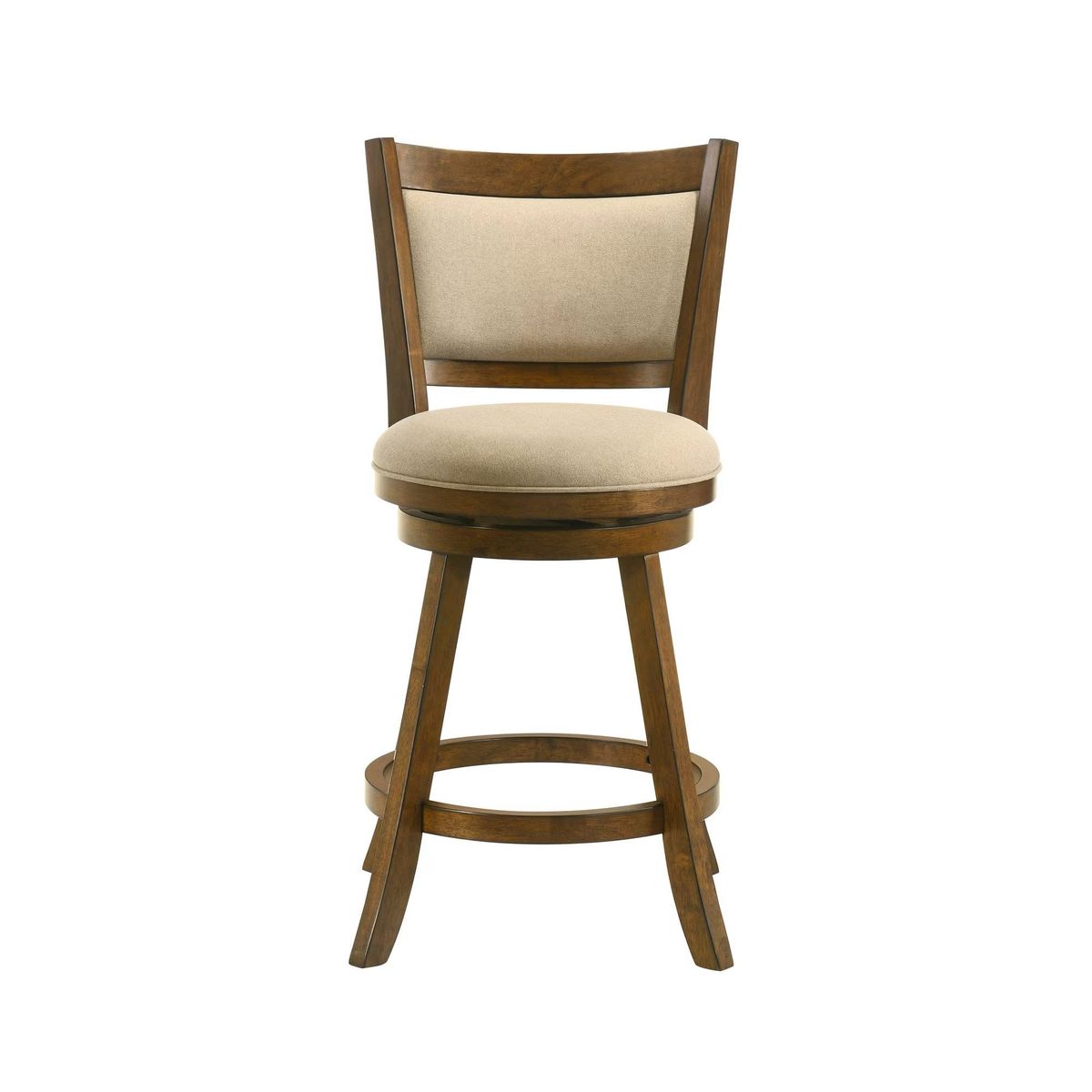 Aiden Modern Farmhouse Swivel Bar Stool