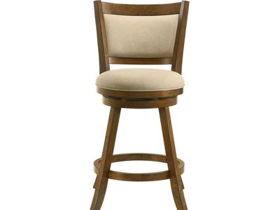 Aiden Modern Farmhouse Swivel Bar Stool