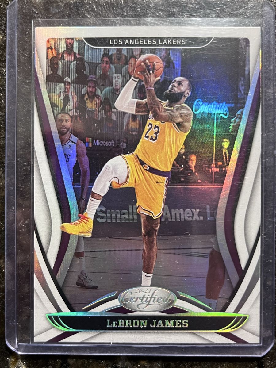 2020-21 Panini Certified Lebron James Los Angeles Lakers Basketball Card #55