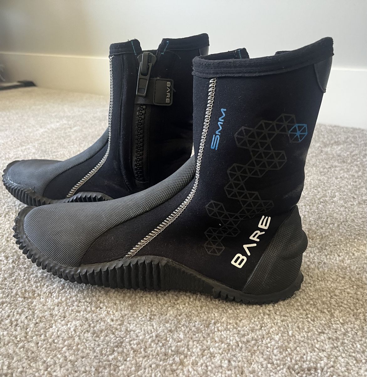 Scuba boots BARE size 9