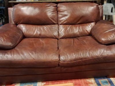 Red Baron Leather, 4 Piece living room set