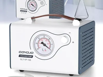 Oilless Vacuum Pump, 15L/Min With Dual Pressure, Lab Liquid Vacuum Filtration Fractionation