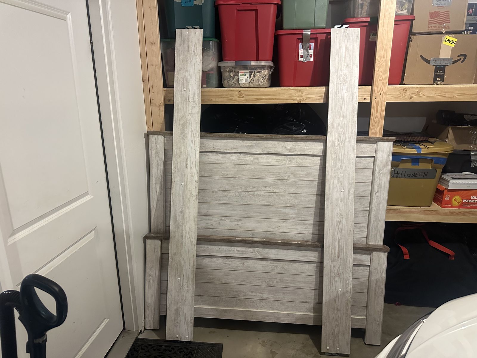 Queen Bed Head Board/ Foot Board And Side Rails