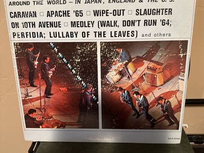 The Ventures On Stage Vintage Vinyl LP Record Dolton Records BLP-2035