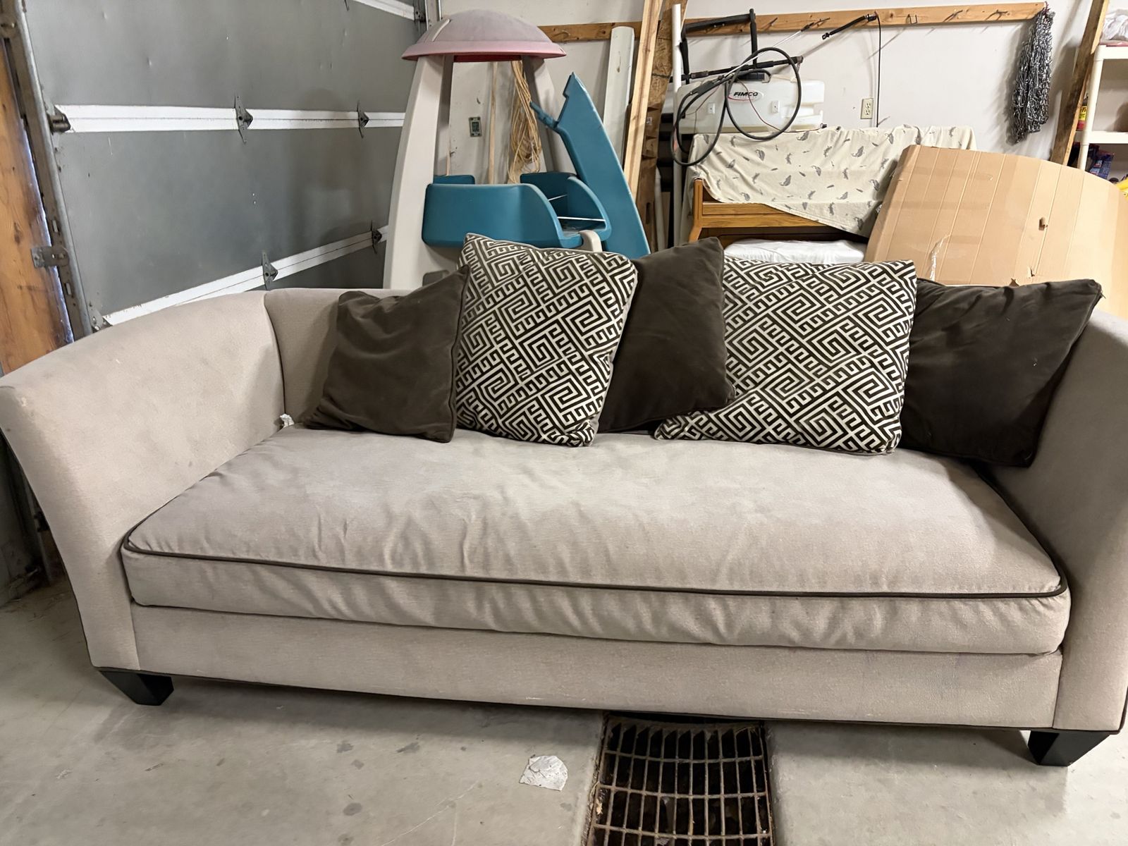 Deep comfy couch