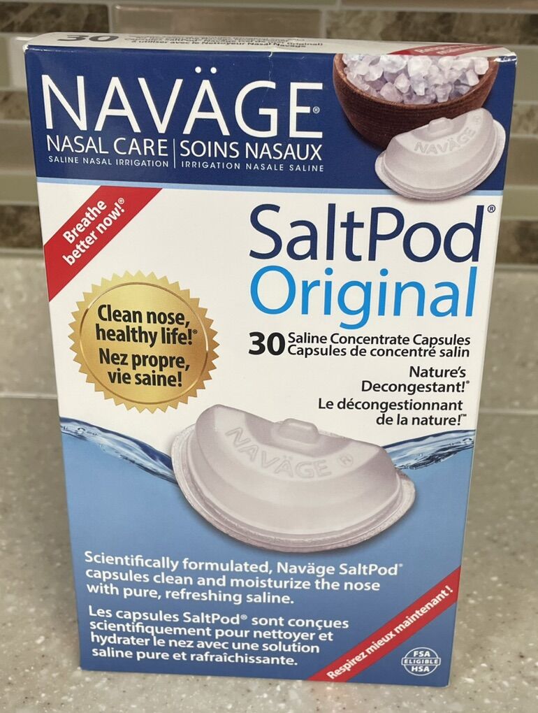 Navage Saltpod Saline Concentrate Capsules