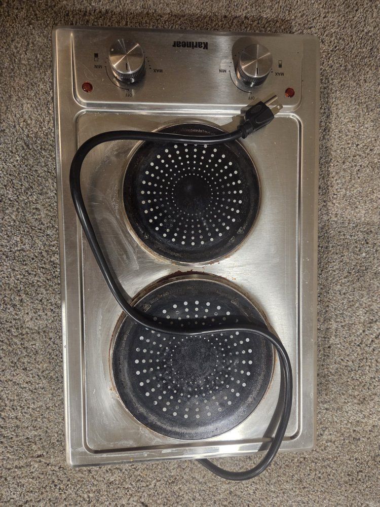 electric 2 burner cook top
