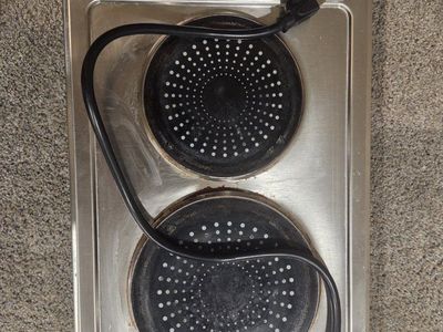 electric 2 burner cook top