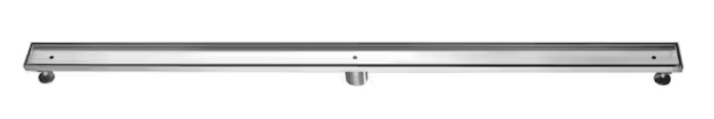 ALFI BRAND  59 in. Linear Shower Drain with No Cover in Brushed Stainless Steel