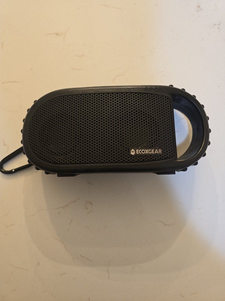 ECOXGEAR EcoCarbon waterproof Bluetooth speaker, specifically model GDI-EXCBN201.