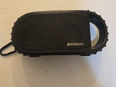ECOXGEAR EcoCarbon waterproof Bluetooth speaker, specifically model GDI-EXCBN201.