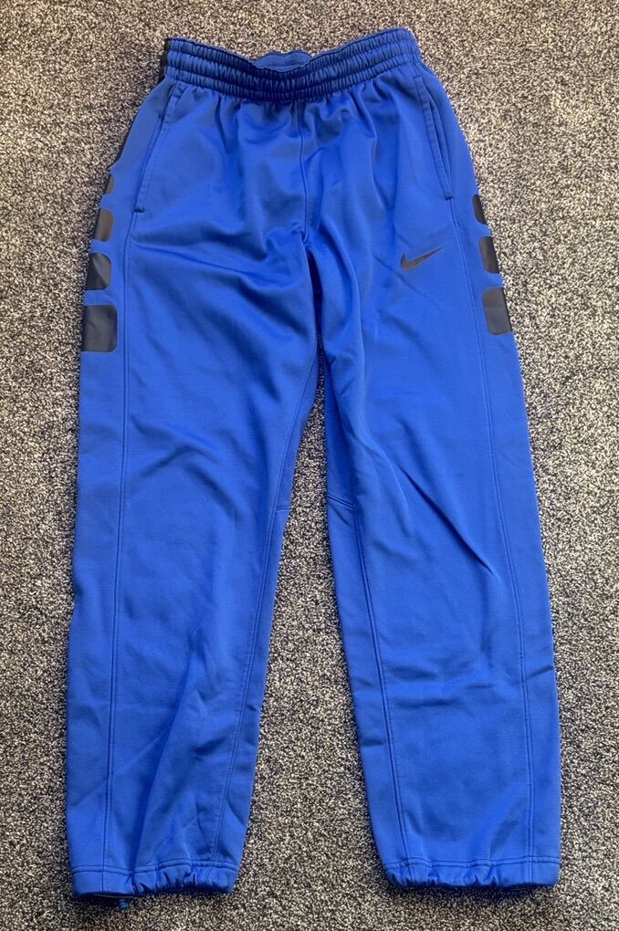 Like NEW! Nike Elite Therma-Fit Blue Sweatpants- S