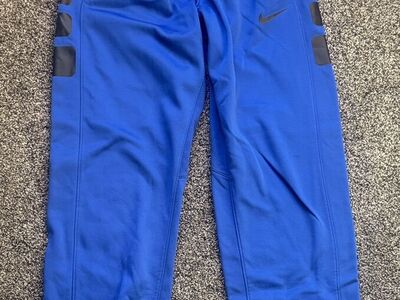 Like NEW! Nike Elite Therma-Fit Blue Sweatpants- S