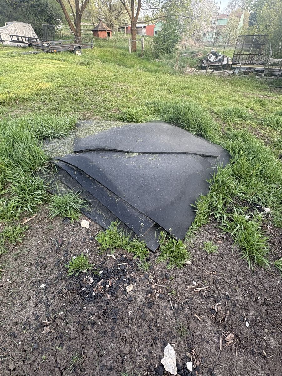 FOR SALE: Black Utility Rubber Mats