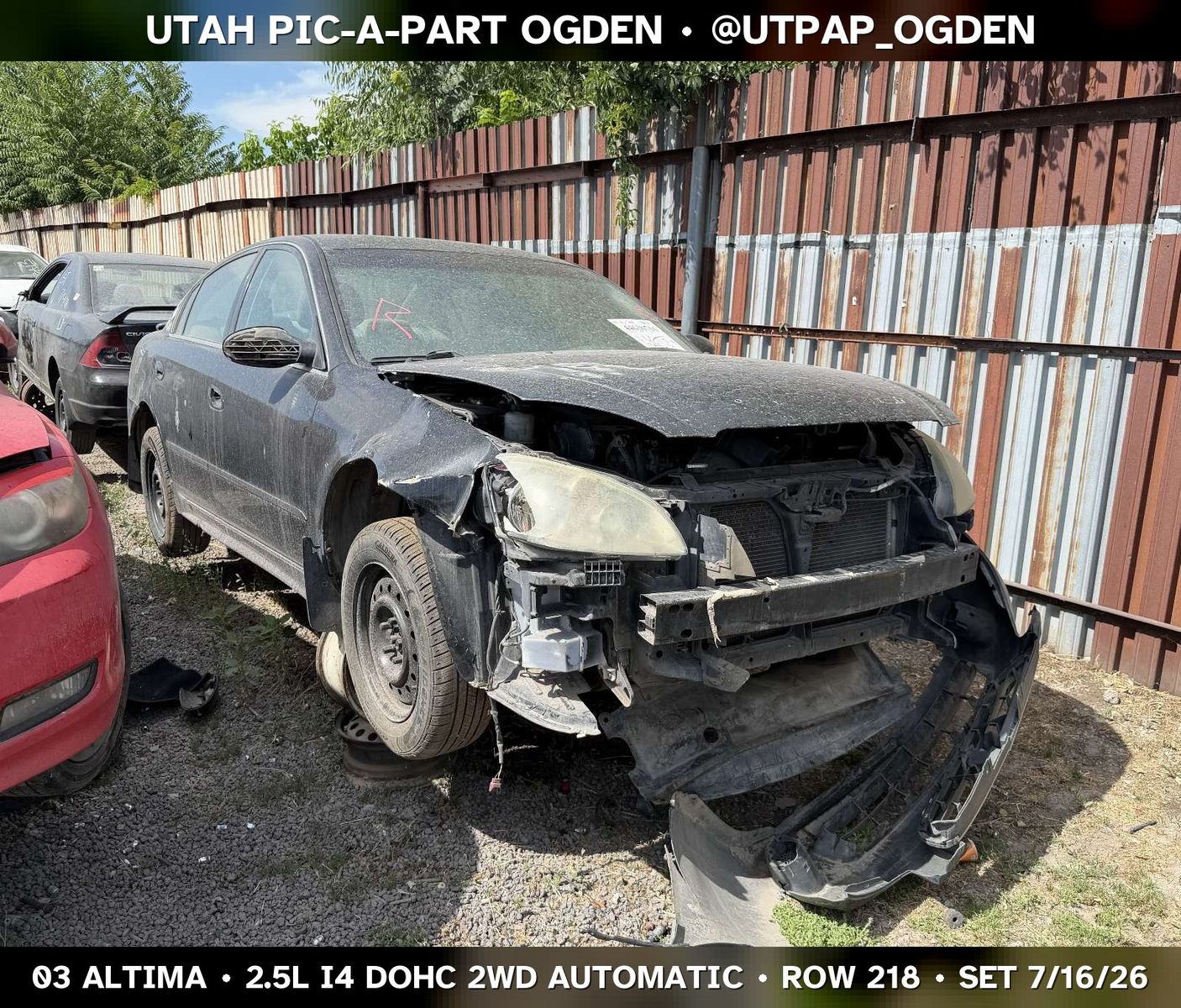 2003 Nissan Altima Parts - UTPAP Ogden