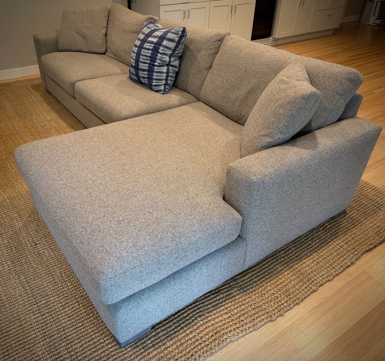Room & Board Metro Two-Piece Sectional (120") w/ Right-Arm Chaise (Wirecutter Pick!)