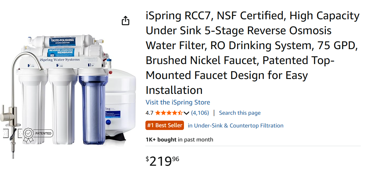Reverse Osmosis System