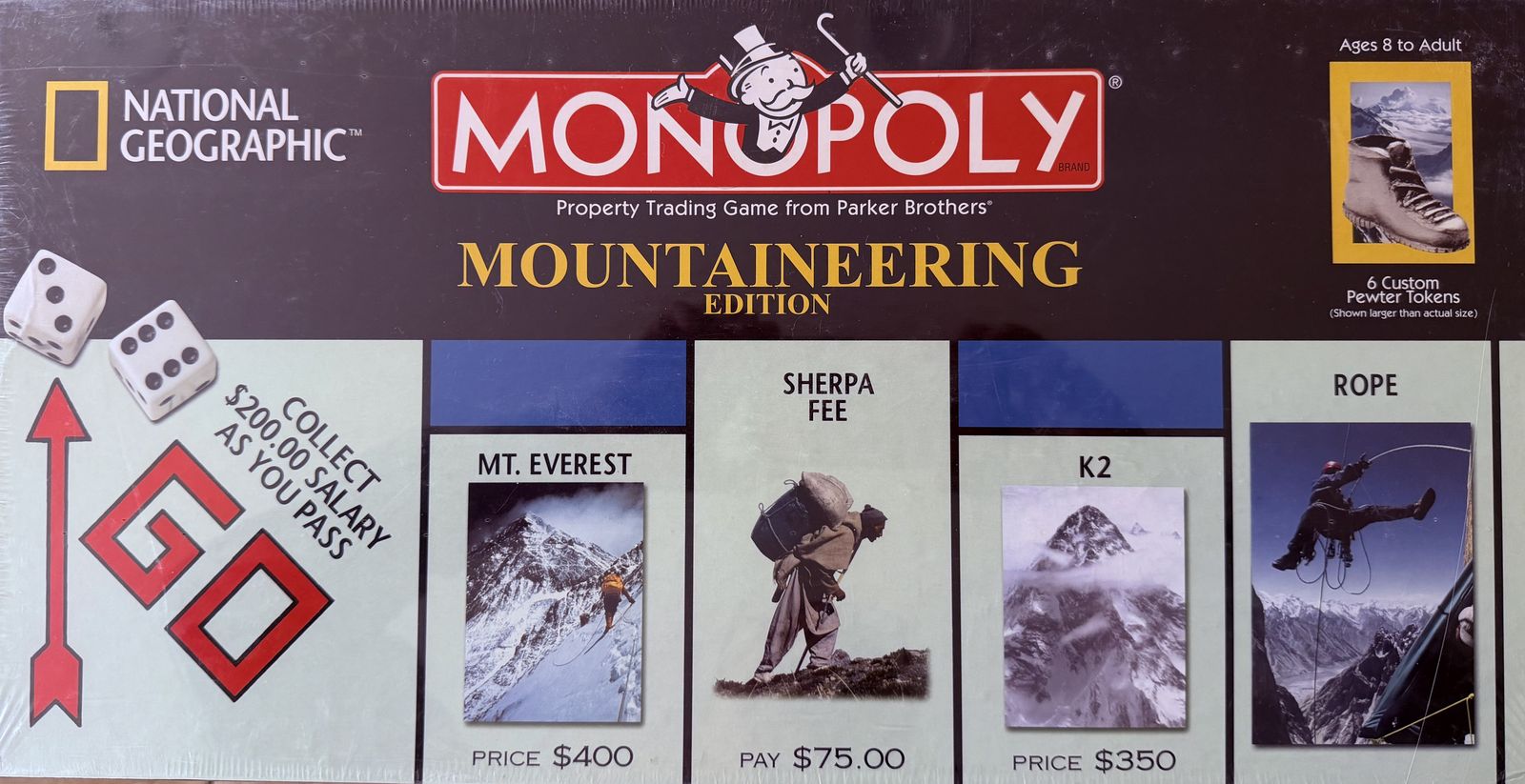 NIB Monopoly Editions – Rare/Pewter Token Sets