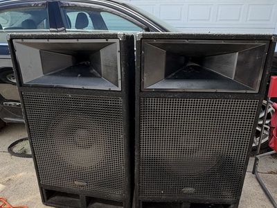 B-52 Pro Audio PA-215 PA Speaker Cabinets Pair