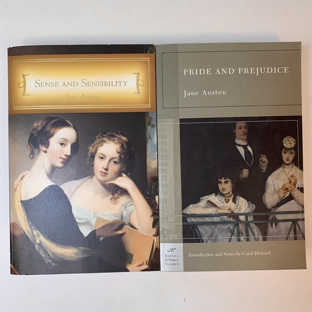 Two Jane Austen Books Softcover Like New