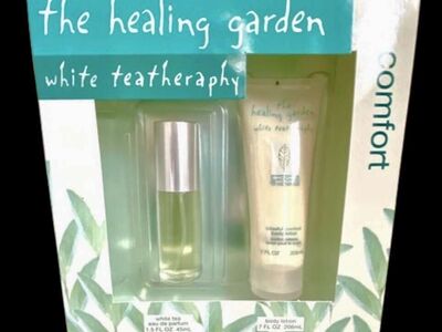 NEW! RARE Healing Garden WHITE TEA EAU de PARFUM 1.5 OZ & Body Lotion 7 OZ - RETIRED - C PICS