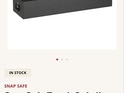 SnapSafe Trunk Safe