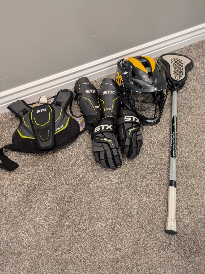 Youth lacrosse starter pack.