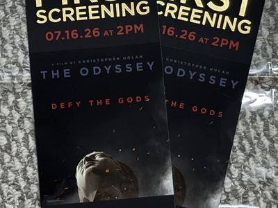 LAST-MINUTE: The Odyssey TWO 70mm IMAX Tickets TOMORROW (Universal LA) TOMORROW, Universal City Walk!! - 07.16.26 at 2PM