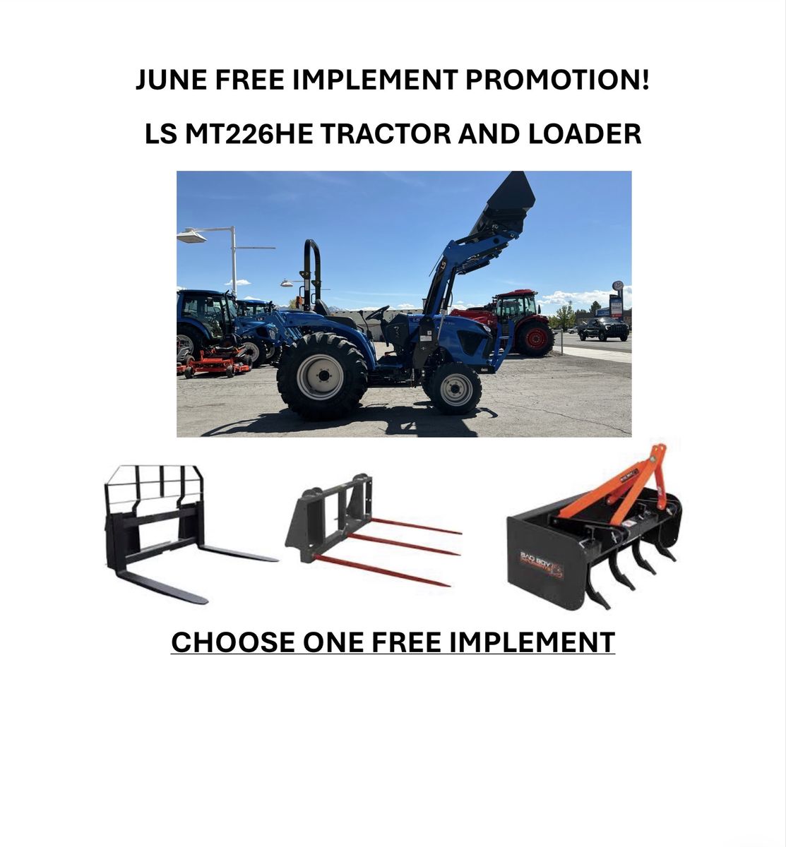LS MT226HE Tractor and Loader