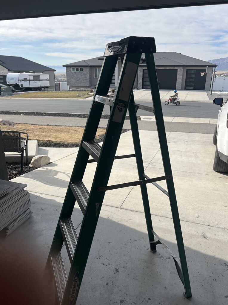 Werner 6ft Fiberglass step Ladder