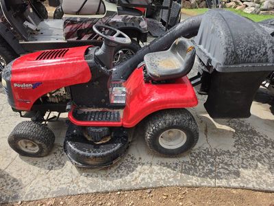 Poulan ride on mower needs engine work.