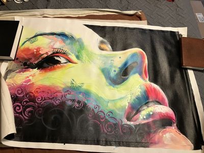 30 Woman portrait painting art