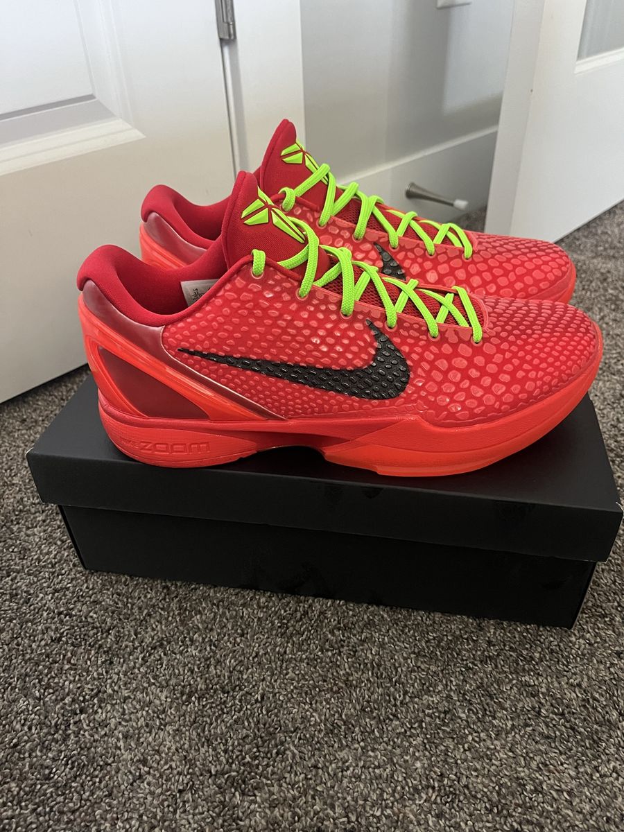 Nike Kobe 6 Protro Reverse Grinch Mens Size 12 New